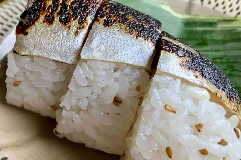 のり巻焼き鯖寿司
