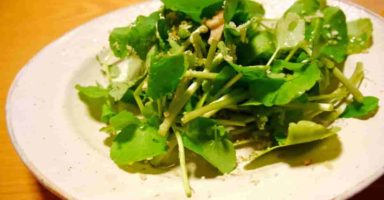 新緑野菜のアンチョビバター