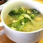 【3分クッキング】ゆで汁のレタススープの作り方を紹介!ワタナベマキさんのレシピ