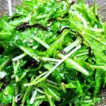 【3分クッキング】水菜とちくわのサラダの作り方を紹介!大原千鶴さんのレシピ